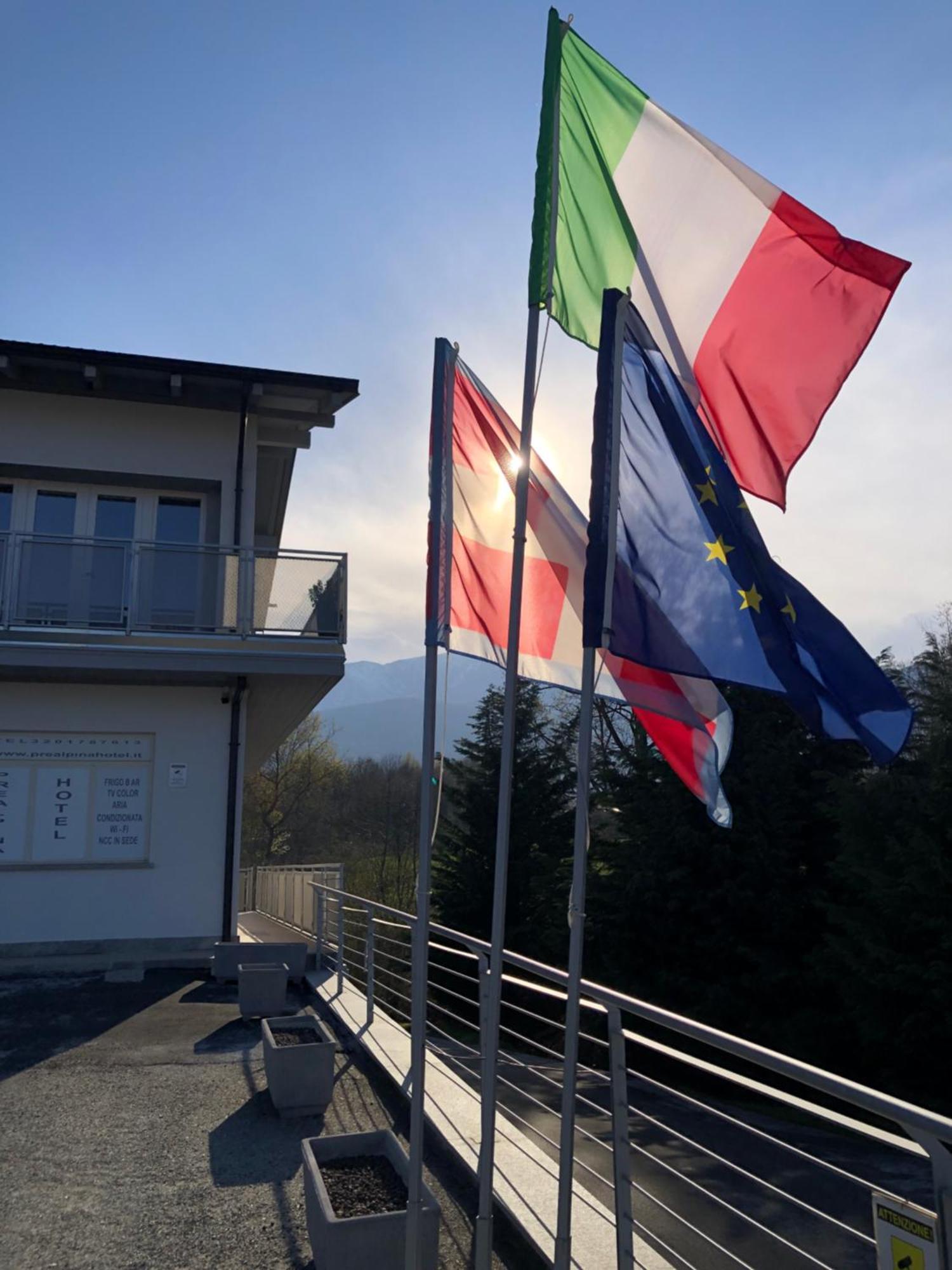 Prealpina Hotel Bagnolo Piemonte Bagian luar foto